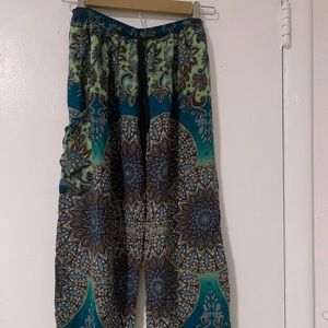 Flowy Patterned Pants
